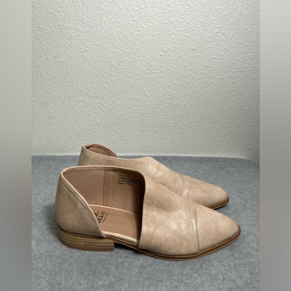 Beast Carter bootie‎ boots mule tan slip ons work shoes flats new size 5.5 - Picture 2 of 9